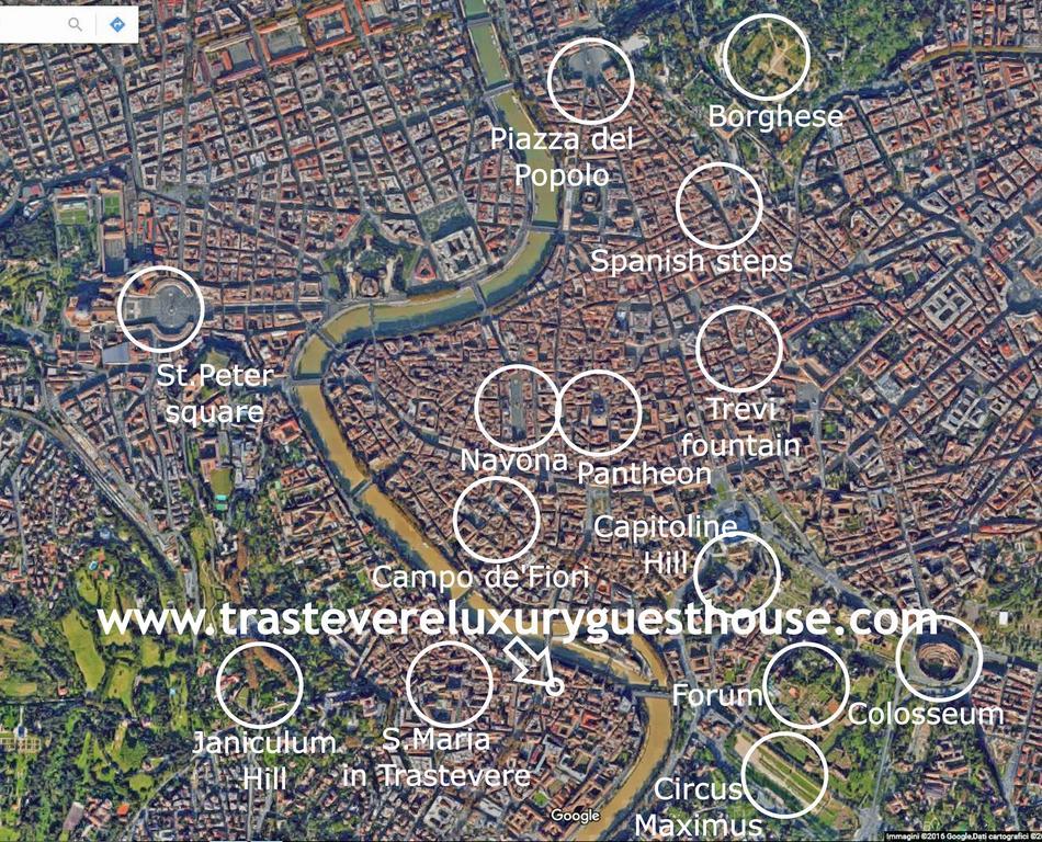 Trastevere Luxury Guest House Rome Ruang foto